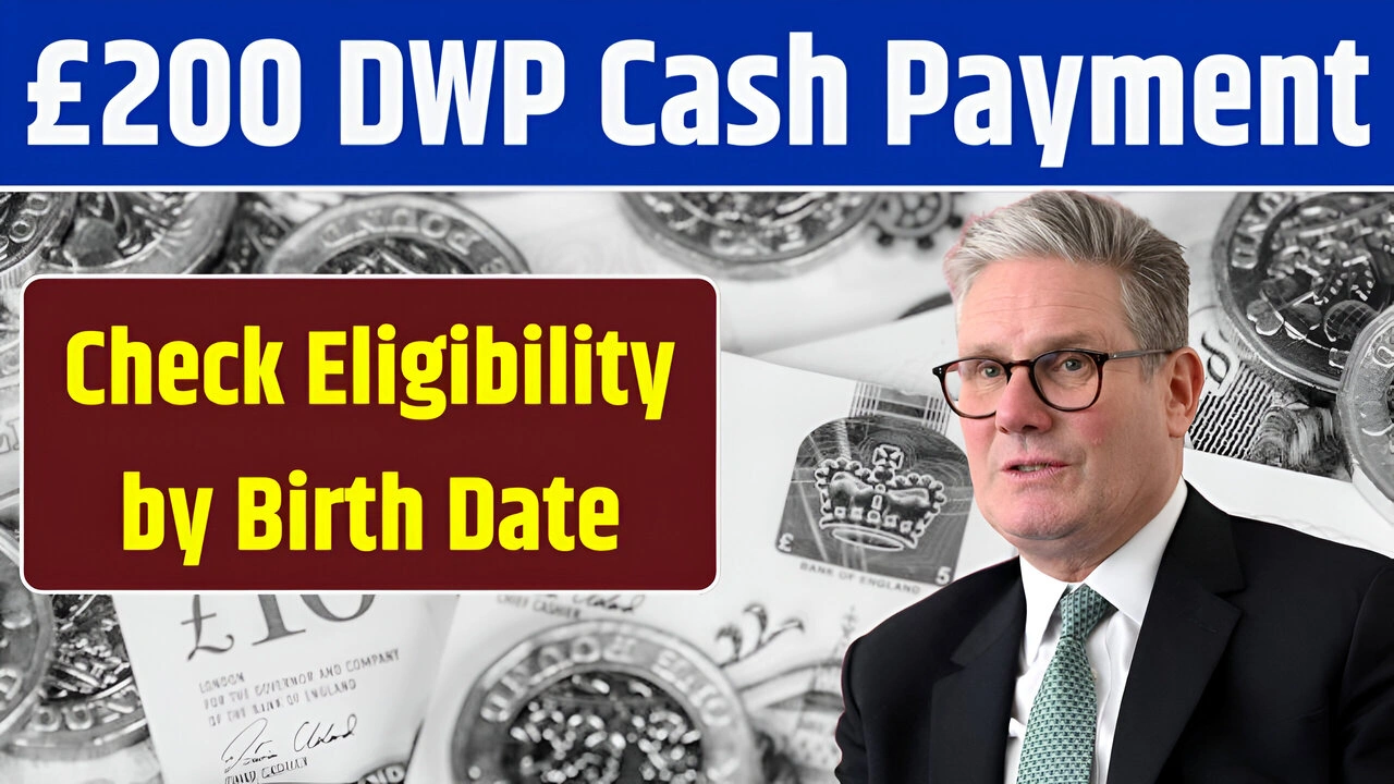 £200 DWP Cash Payment Boost 2024, Check Eligibility by Birth Date