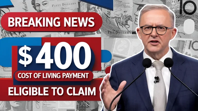 Australia $400 Cost of Living Payment