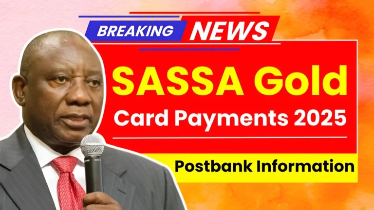 SASSA Gold Card Payments 2025