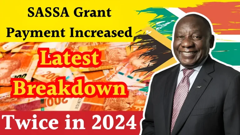 SASSA Grant Payment Increased Twice