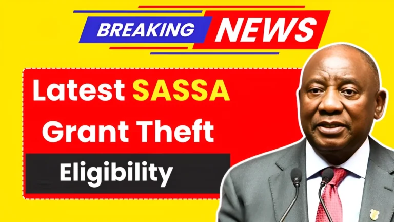 SASSA Grant Theft