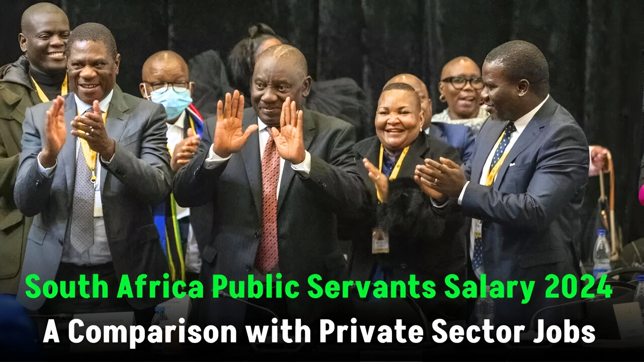 South Africa Public Servants Salary 2024, A Comparison with Private Sector Jobs