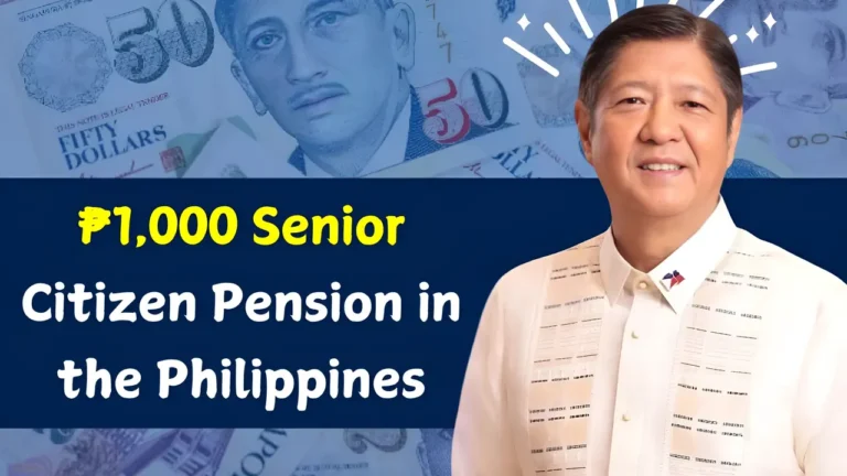 ₱1,000 Senior Citizen Pension in the Philippines