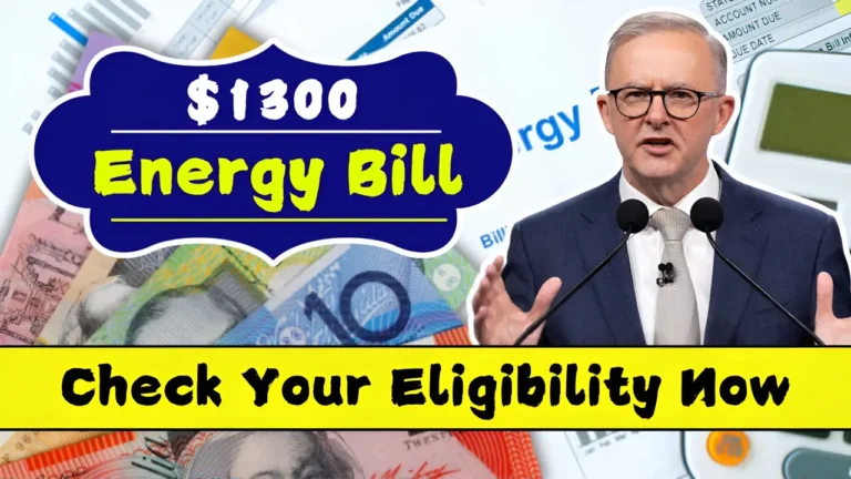 Get $1300 Energy Bill Rebate in 2024